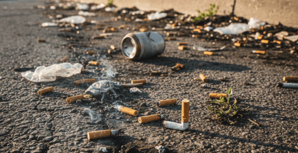 pollution megots