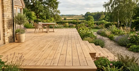 terrasse lames chene